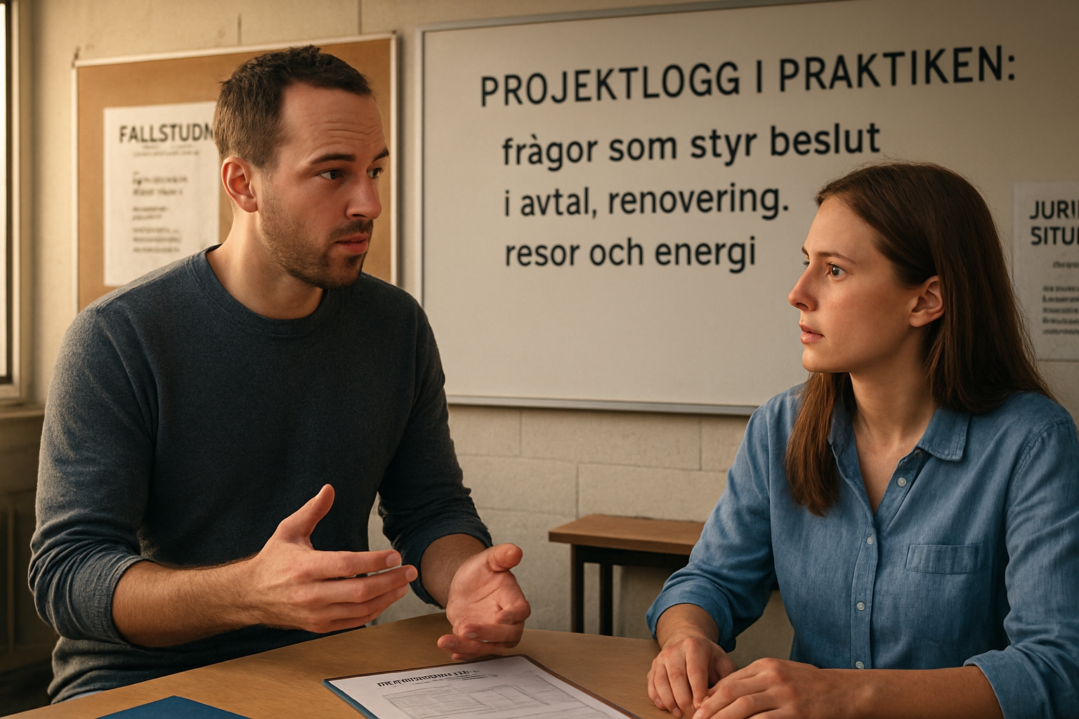 Projektlogg i praktiken: frågor som styr beslut i avtal, renovering, resor och energi